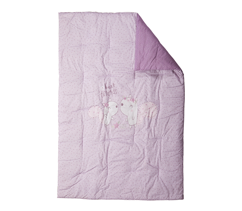 Βρεφικό Πάπλωμα Nef-Nef Homeware Best Friends 110x140 Mauve