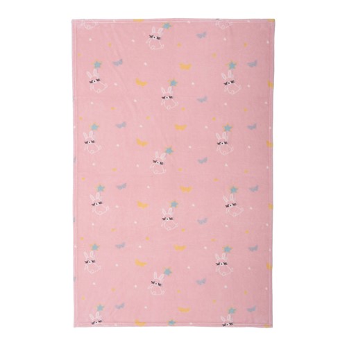  Βρεφική Κουβέρτα Κούνιας Nef-Nef Fleece Fly Love 110X150 Pink