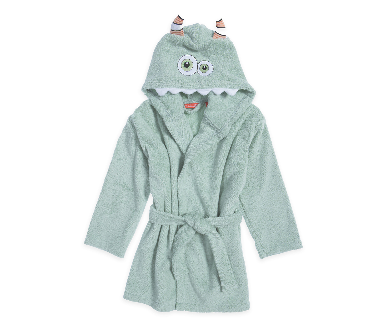 Βρεφικό Μπουρνούζι Nef-Nef Homeware  Alphabet Monster 04 Pistacio