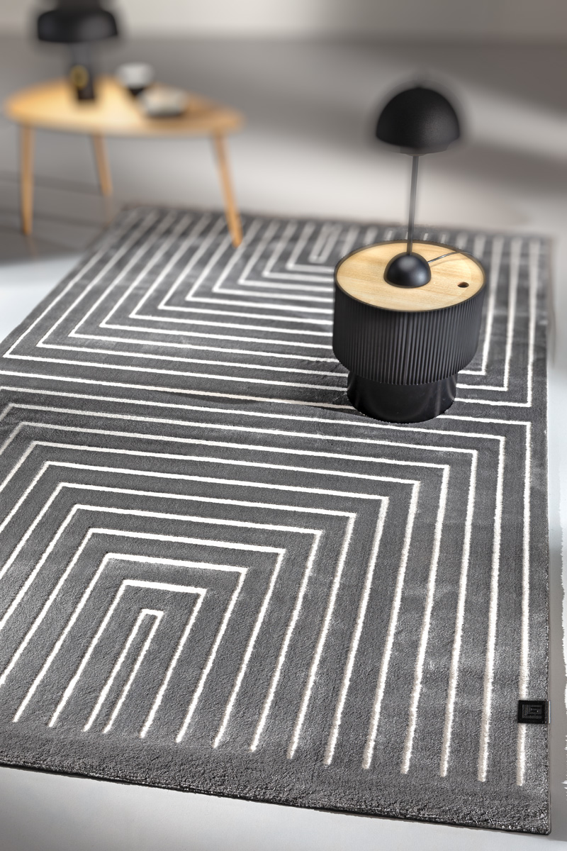 Χαλί Σαλονιού Guy Laroche Domino Carbon 190X290