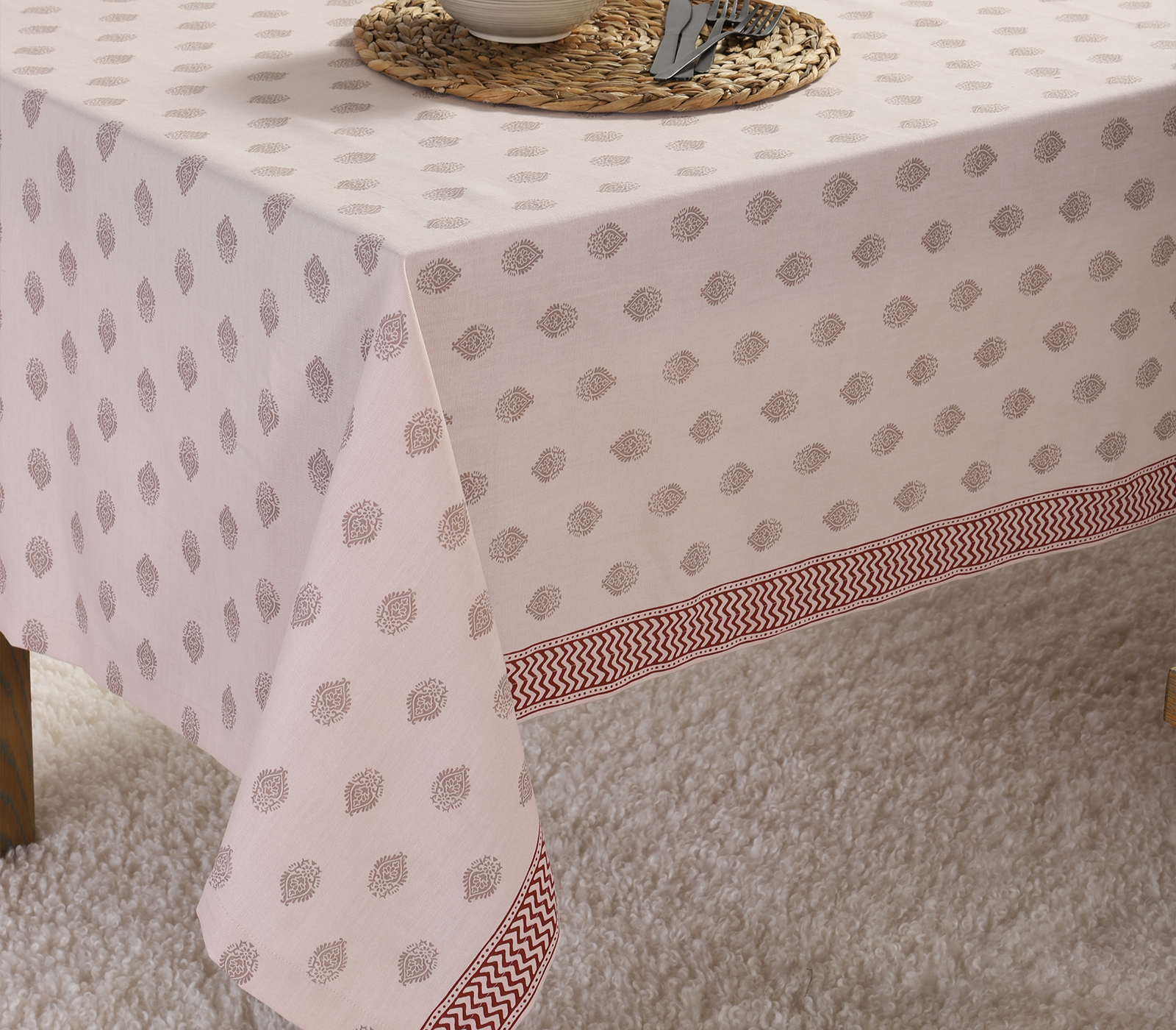 Τραπεζομάντηλο Nef-Nef Homeware Orphea 140x140 Beige