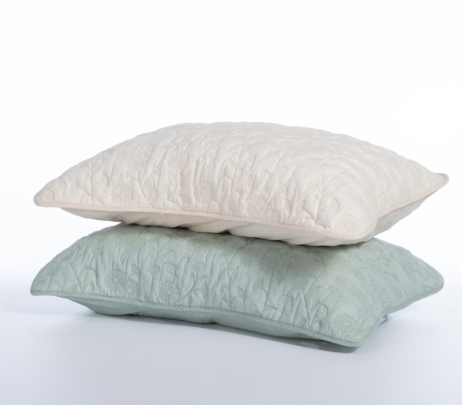 Ζεύγος Μαξιλαροθήκες Nef-Nef Homeware Zinovia 52x72 Vanilla