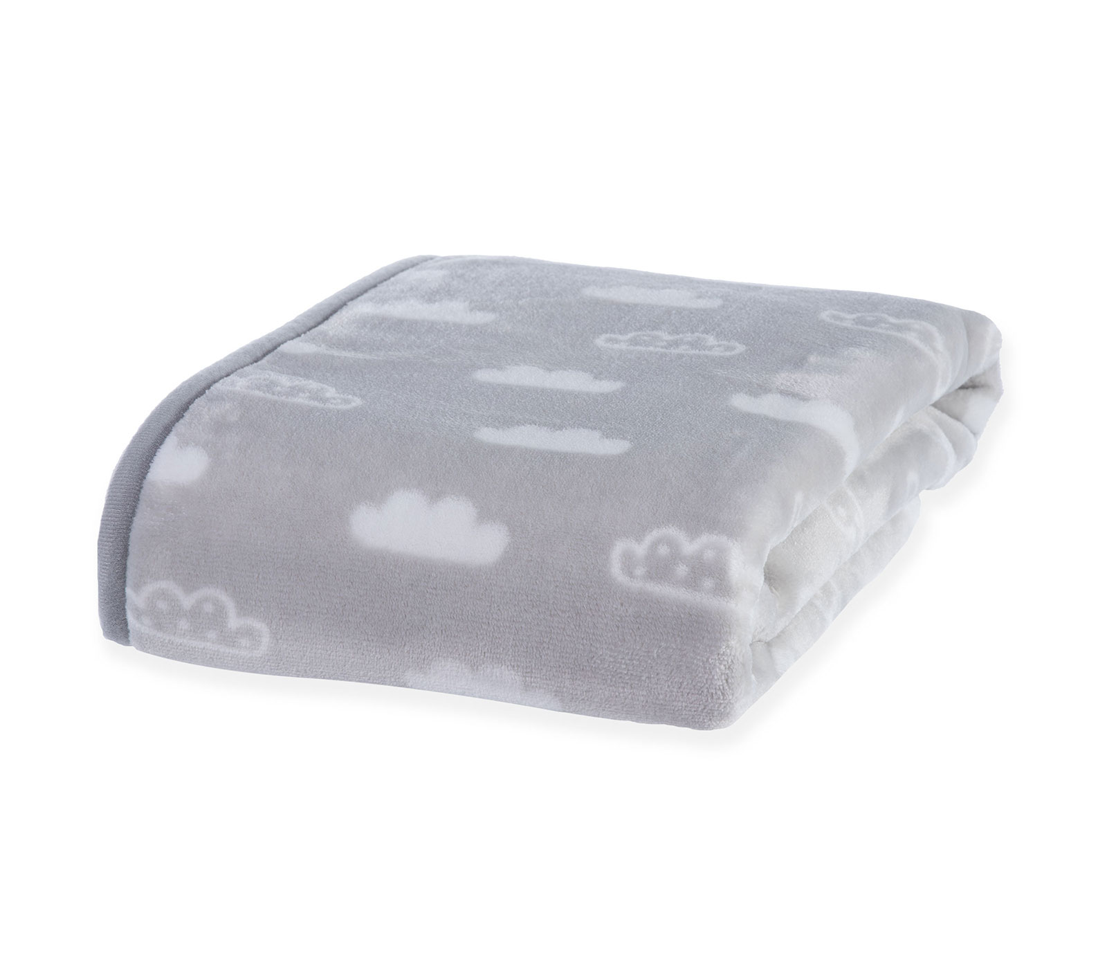 Bρεφική Κουβέρτα Αγκαλιάς Nef-Nef Clouds 75X110 Grey