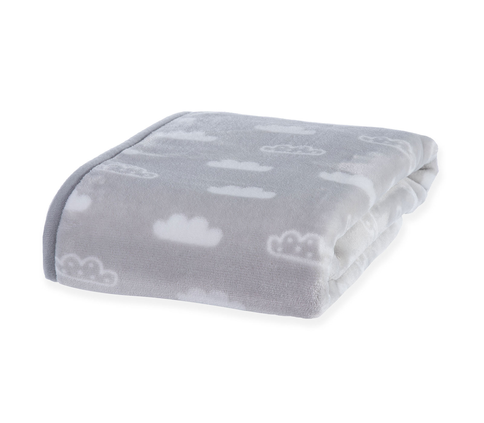 Bρεφική Κουβέρτα Αγκαλιάς Nef-Nef Clouds 75X110 Grey