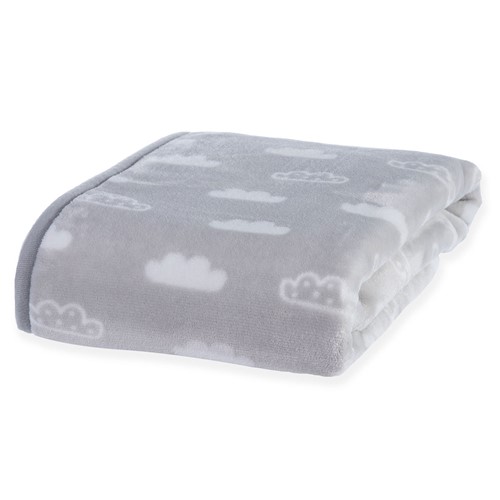 Bρεφική Κουβέρτα Αγκαλιάς Nef-Nef Clouds 75X110 Grey