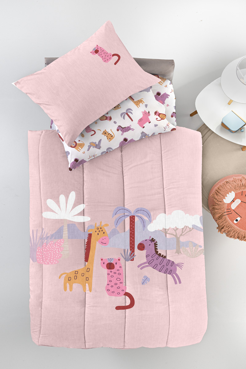 Παιδικό Πάπλωμα  Guy Laroche Jungle 160X220 Pink