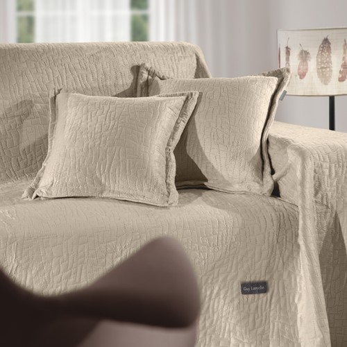 Ριχτάρι Guy Laroche Πολυθρόνας + Μαξιλαροθήκη Avon Camel 170X150