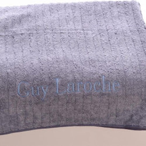 Πετσέτα Θαλάσσης Guy Laroche Resort Anthracite 90X180