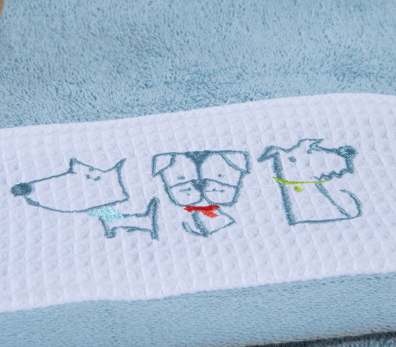 Παιδικές Πετσέτες Nef-Nef Homeware (2ΤΜΧ) Dog Life Blue 