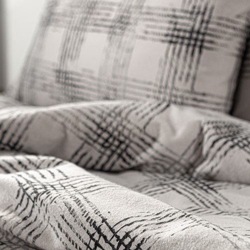 Παπλωματοθήκη Φανελένια Υπερδιπλη Guy Laroche (Σετ) Mezzo Natural 225X245