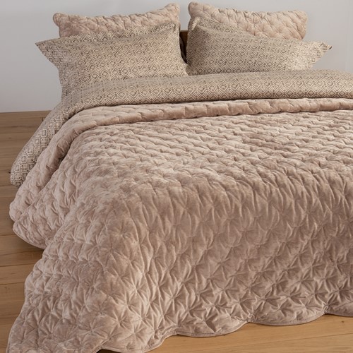 Κουβερλί Υπέρδιπλο Nef-Nef Homeware Priver 230x240 Beige