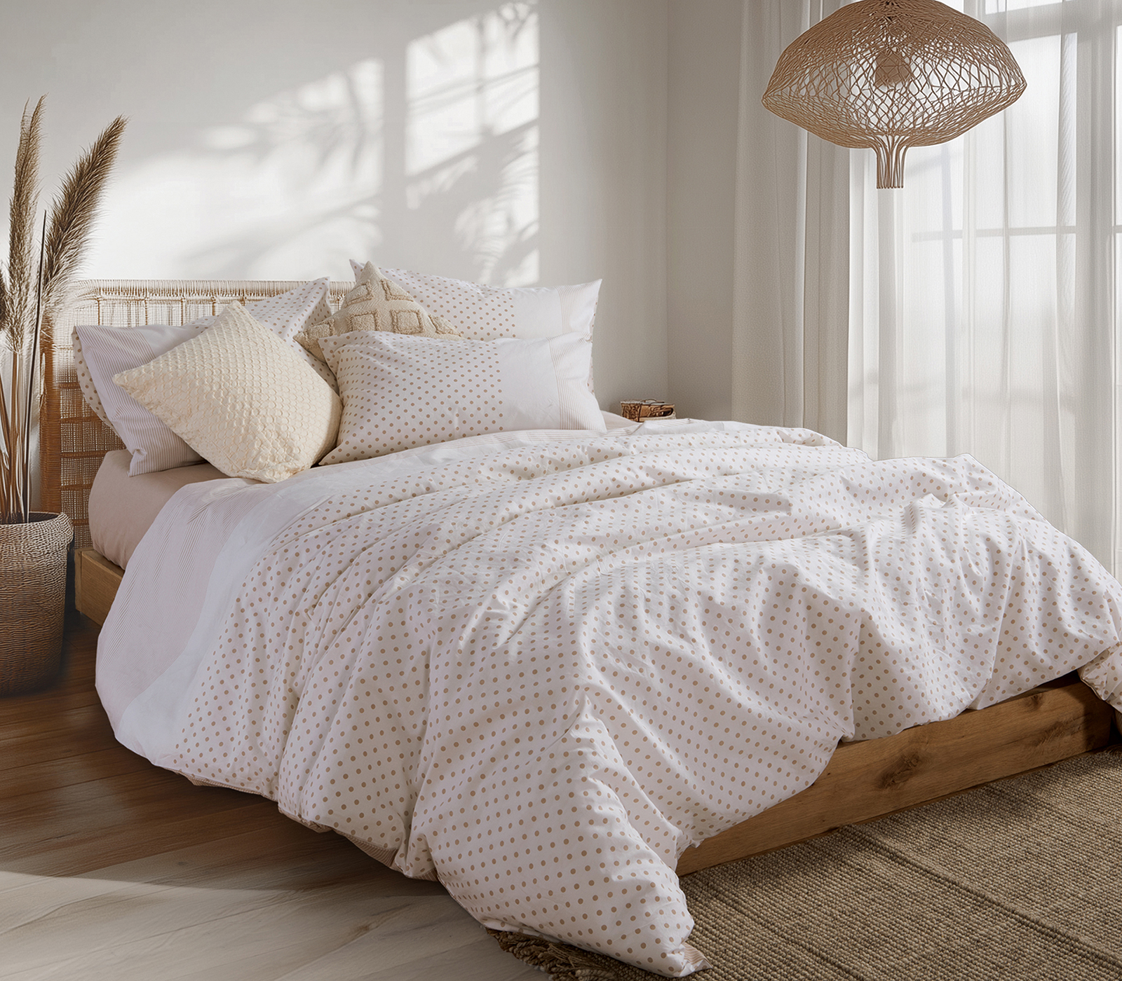 Σεντόνια Μονά Nef-Nef Homeware (Σετ)  Donter 170x270 Beige 