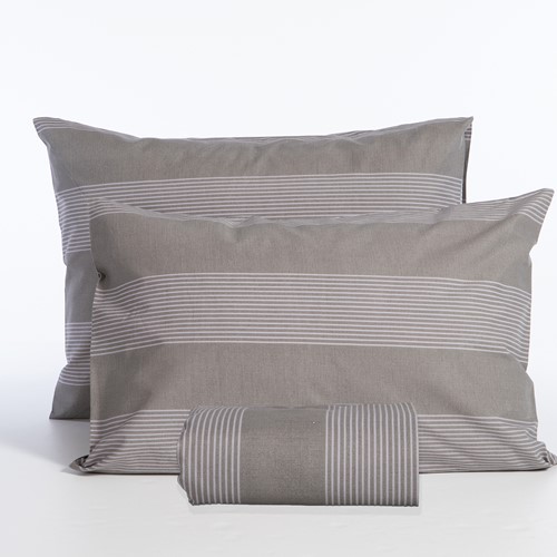 Παπλωματοθήκη Μονή Nef-Nef Homeware (Σετ) Casual Stripe 170Χ240 Grey