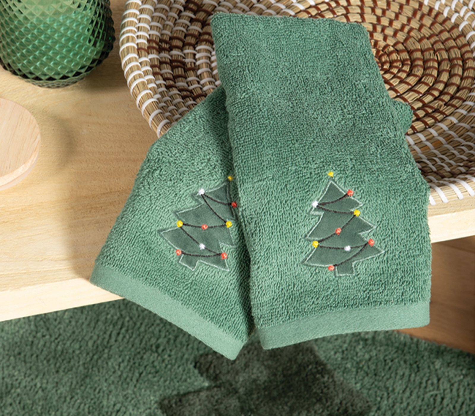 ΧΡΙΣΤΟΥΓΕΝΝΙΑΤΙΚΕΣ ΠΕΤΣΕΤΕΣ ΣΕΤ 2ΤΜΧ TREES OF JOY  NEF-NEF HOMEWARE