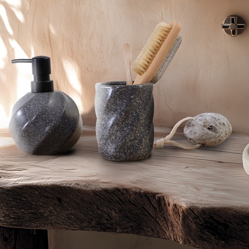 Δοχείο Κρεμοσάπουνου Nef-Nef Homeware Snail Anthracite