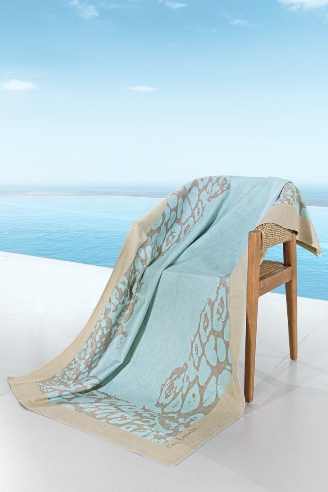 Πετσέτα Θαλάσσης Guy Laroche Velour Printed 2503 04 100X175