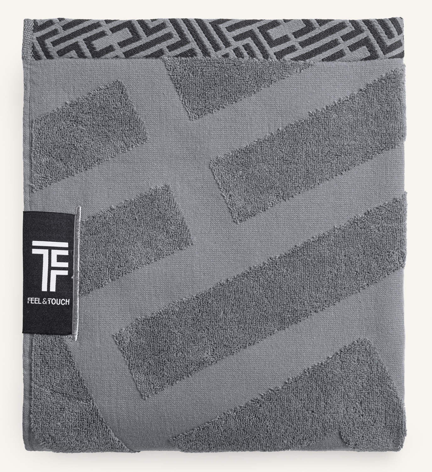 Πετσέτα Θαλάσσης Fresh Feel & Touch Anthracite (90X180)
