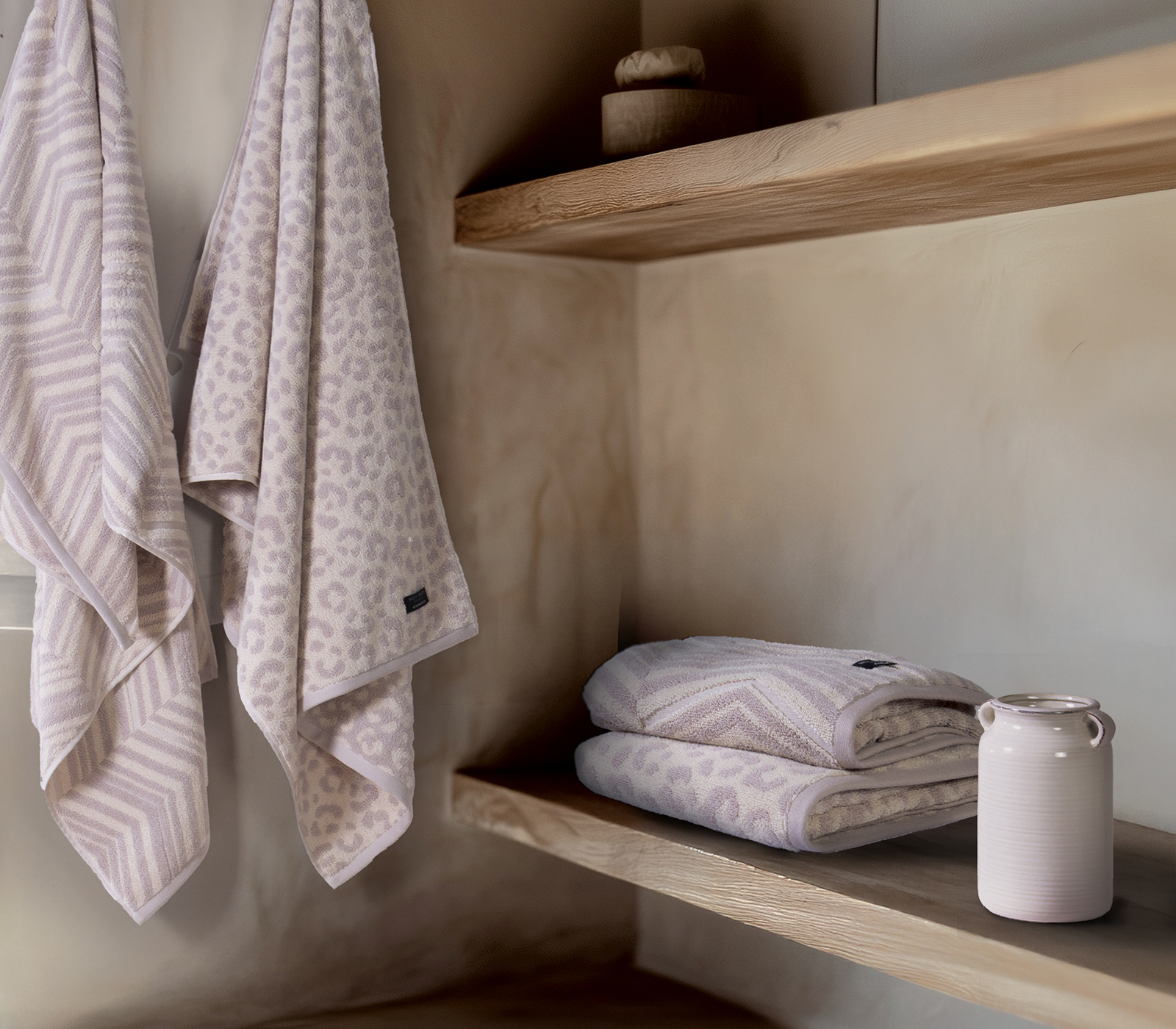 Πετσέτα Προσώπου Nef-Nef Homeware Elements-Armin 25 50x90 Greige