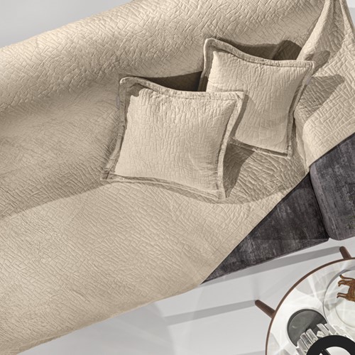 Ριχτάρι Guy Laroche Πολυθρόνας + Μαξιλαροθήκη Avon Camel 170X150
