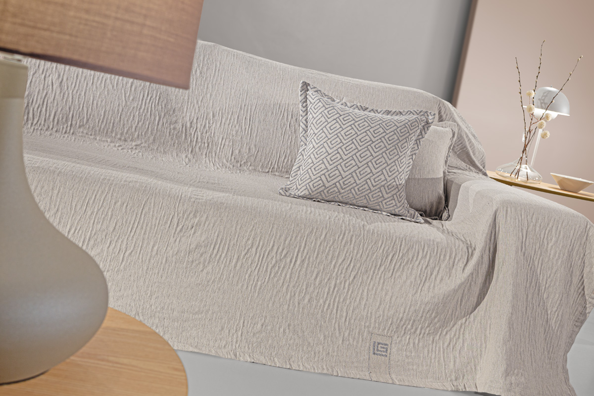 Ριχτάρι Πολυθρόνας Guy Laroche Moreno Natural 180X150