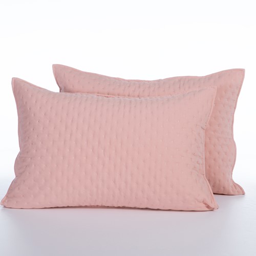 Ζεύγος Μαξιλαροθήκες Nef-Nef Homeware Valia 52x72 Peach