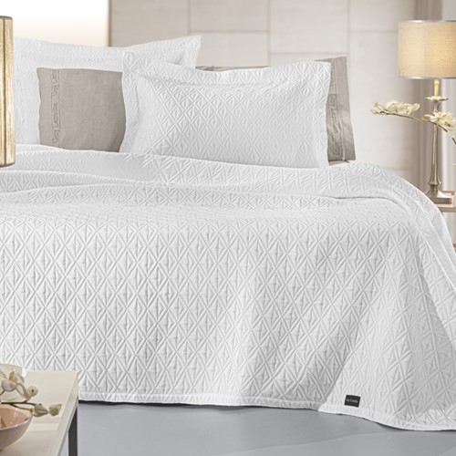 Κουβερτόριο Υπέρδιπλο Guy Laroche Oasis White 245X260