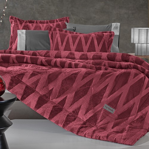 King Size Πάπλωμα Guy Laroche Zadic 260X240 Bordeaux