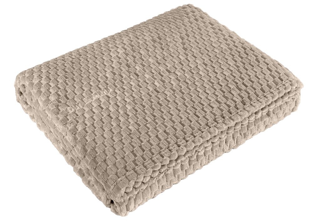 Κουβέρτα Υπέρδιπλη Guy Laroche Smoothie 220x240 Taupe