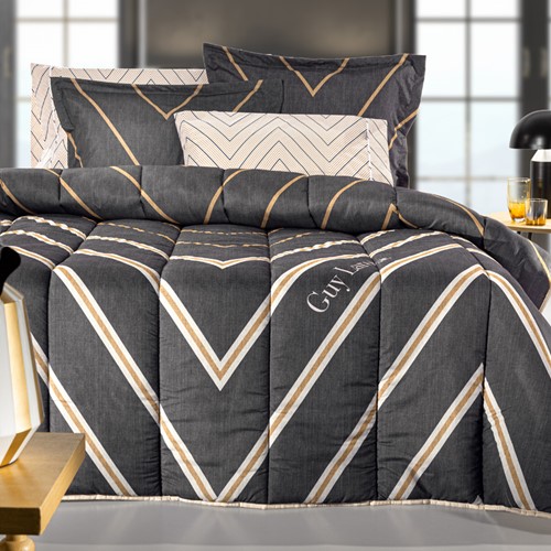 Πάπλωμα Υπέρδιπλο Guy Laroche Suede Canyon Anthracite 220X240