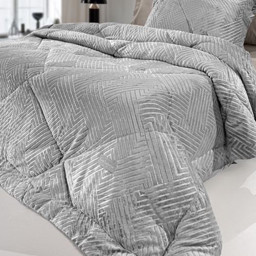 Kουβερτοπάπωμα Υπέρδιπλο Guy Laroche York Silver 220X240
