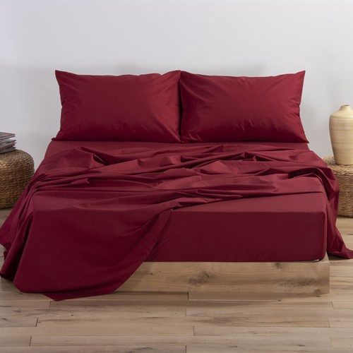 Σεντόνι Υπερδιπλο Nef-Nef Homeware Basic 240X270 Bordo