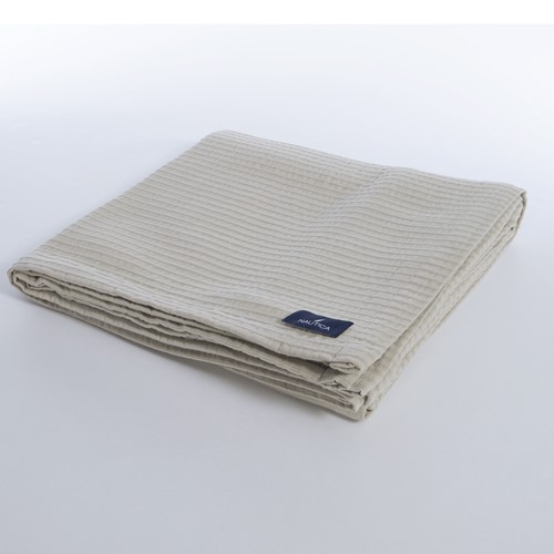 Πικέ Κουβέρτα Υπέρδιπλη Nef-Nef Homeware Nautica -Nau Navy 230x240 Linen