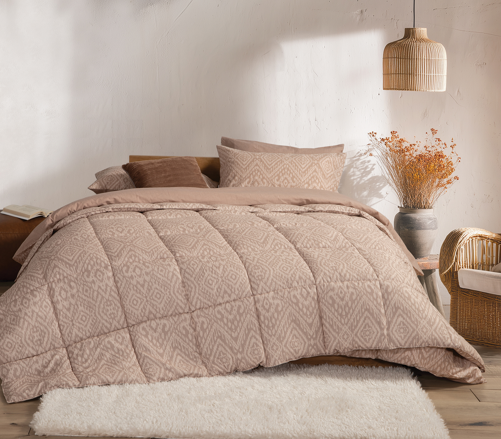 Πάπλωμα Υπέρδιπλο Nef-Nef Homeware Orion 240x220 Beige