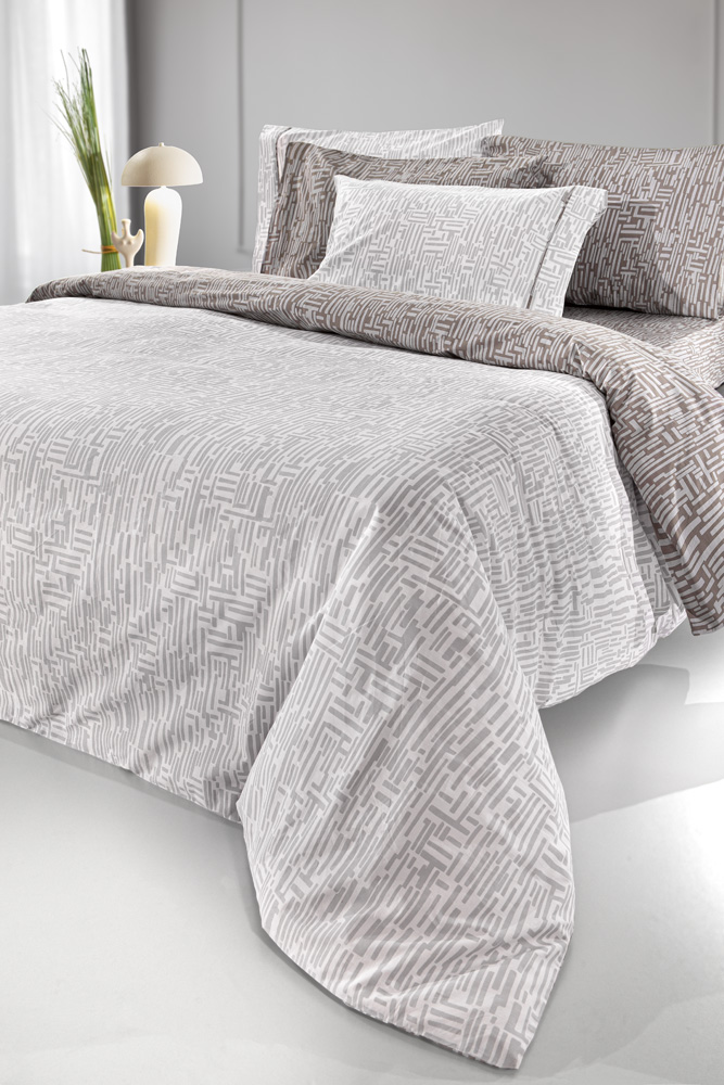 Σεντόνια Ημίδιπλα Guy Laroche ( Σετ) Cuba 180x265 Grey 