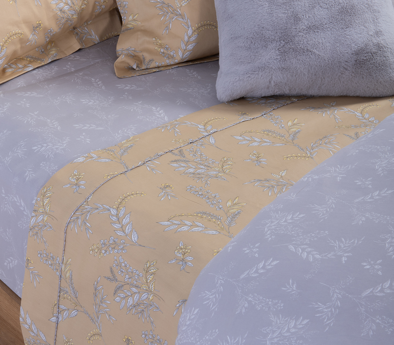 Σεντόνια Υπερδιπλα Nef-Nef Homeware (Σετ) Verden 240X270 Honey