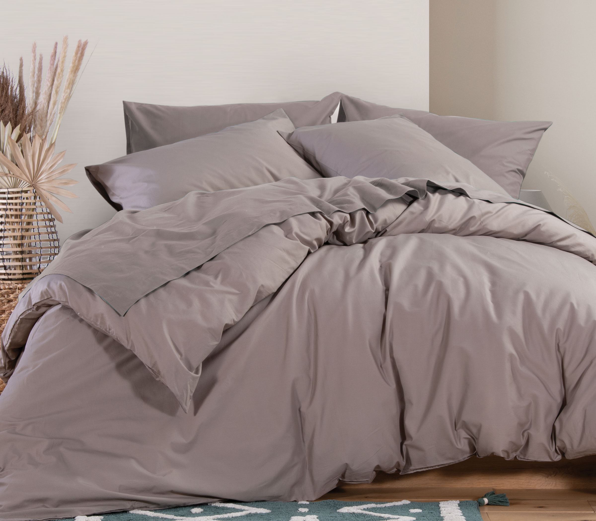  Παπλωματοθήκη Υπέρδιπλη Nef-Nef Homeware Basic-22 230X240 Mocca