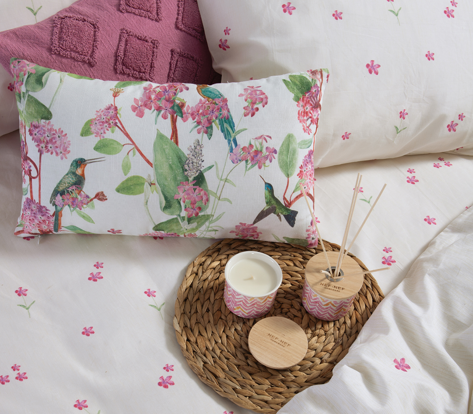 Σεντόνια King Size Nef-Nef Homeware Dream On Me Ecru (με λάστιχο)
