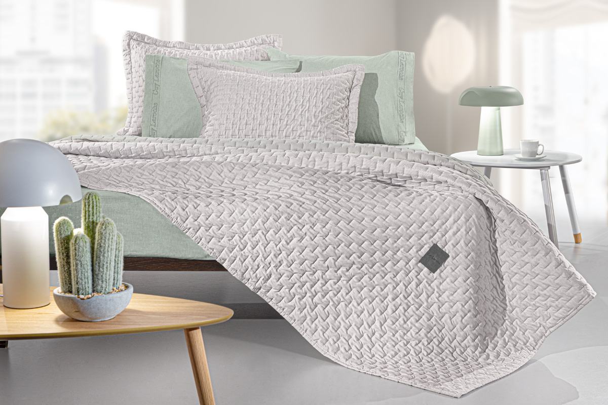 Κουβερλί King Size Guy Laroche (Σετ) Arden Tobacco 250X240