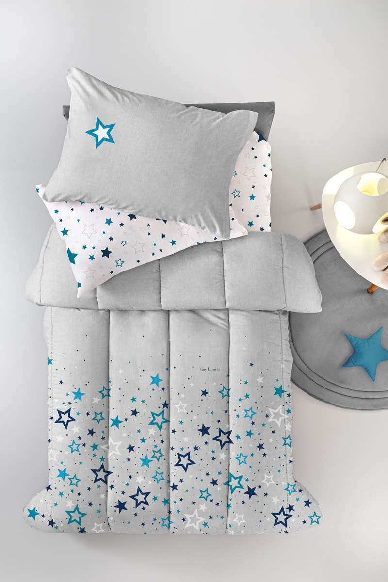 Παιδικό Κουβερλί Guy Laroche Starland Silver 160Χ230 Suede
