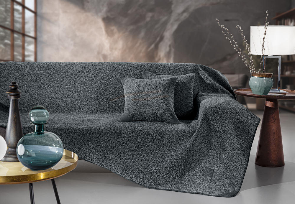 Ριχτάρι Τετραθεσίου Guy Laroche Lama Anthracite 170x350