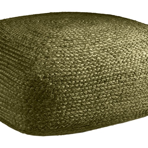 Πούφ Guy Laroche Boho Olive 50X50X25