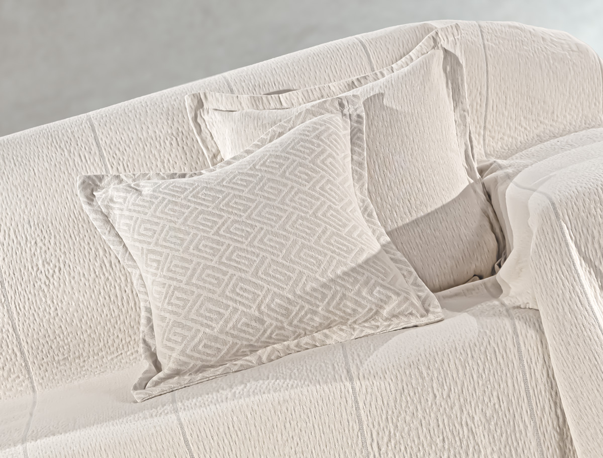 Διακοσμητικό Μαξιλάρι Guy Laroche (χωρίς γέμιση) Soho Ivory 50X50