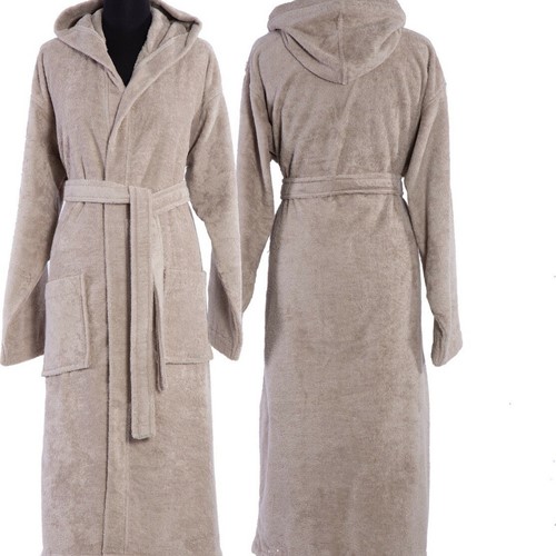 Μπουρνούζι με Κουκούλα Nef-Nef Comfort Mocca