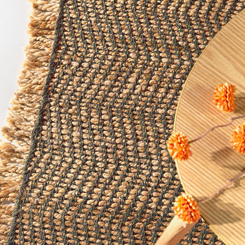 Χαλί Διαδρόμου Guy Laroche Zigk Zagk Olive 60X200