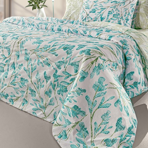 Σεντόνια King Size Guy Laroche (Σετ) Ortega Ocean 170X200+32 Με Λάστιχο