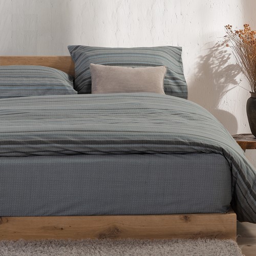 Παπλωματοθήκη Μονή Nef-Nef Homeware (Σετ) Degree 170x240 Denim