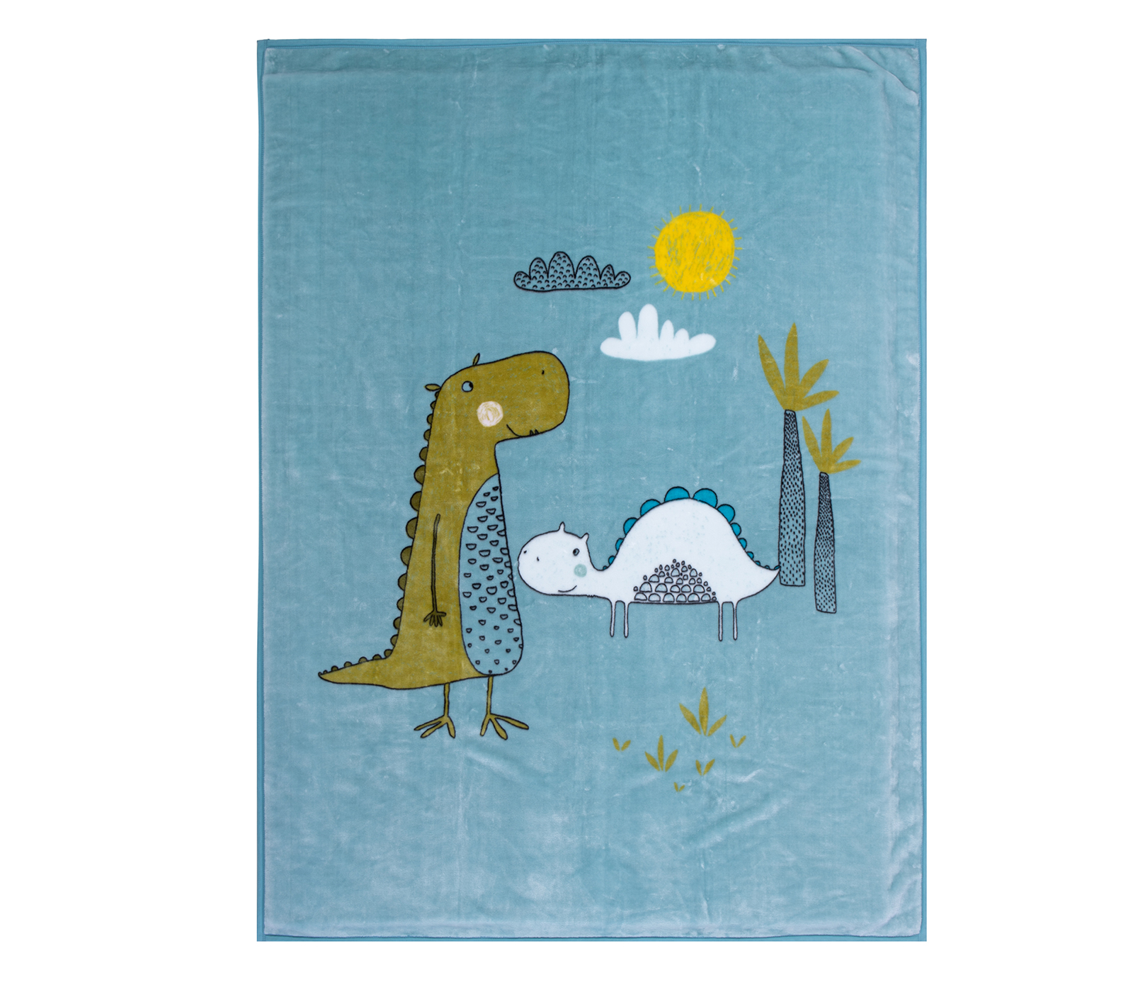 Παιδική Κουβέρτα Nef-Nef Homeware Dino-Dragon Time 160X220 Aqua