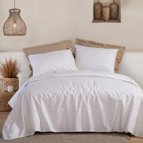 Σεντόνια Διπλά Nef-Nef (Σετ) Amaranda 200x270 Beige