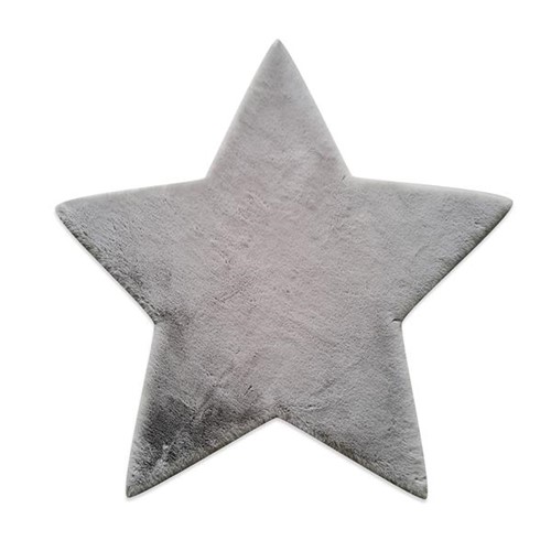 Χαλί Puffy FC6 Light Grey Star Antislip - 160Χ160  NewPlan