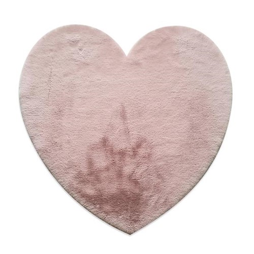 Χαλί Puffy FC19 Pink Heart Antislip - 120Χ120Η  NewPlan